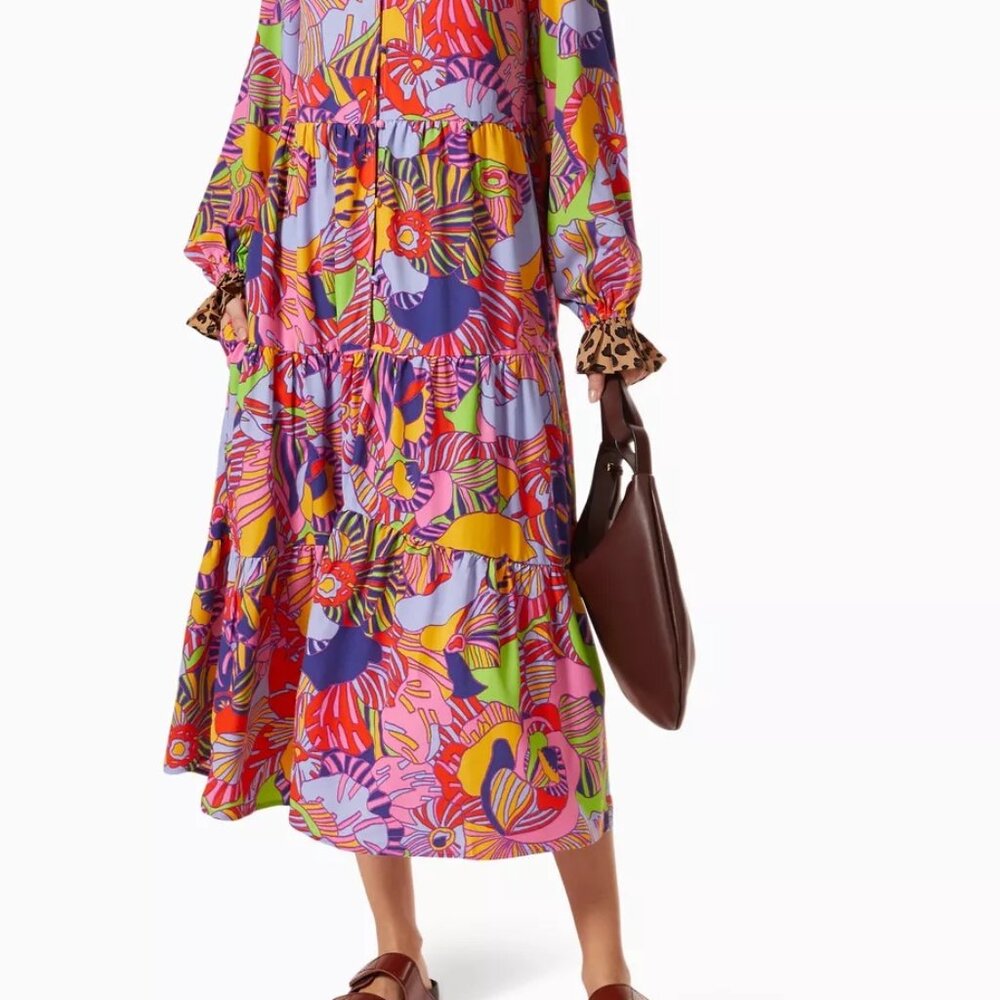 Never Fully Dressed Flora Lola dress in pink